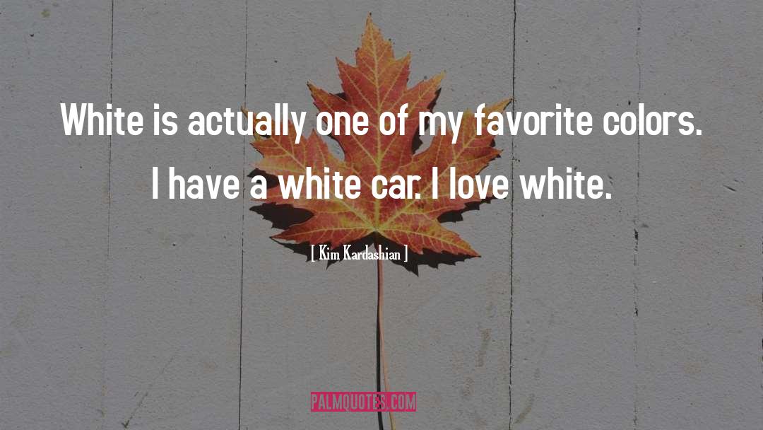Color White quotes by Kim Kardashian