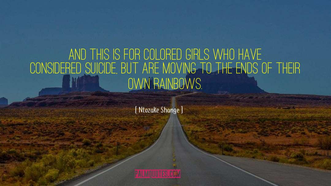 Colored Girls quotes by Ntozake Shange
