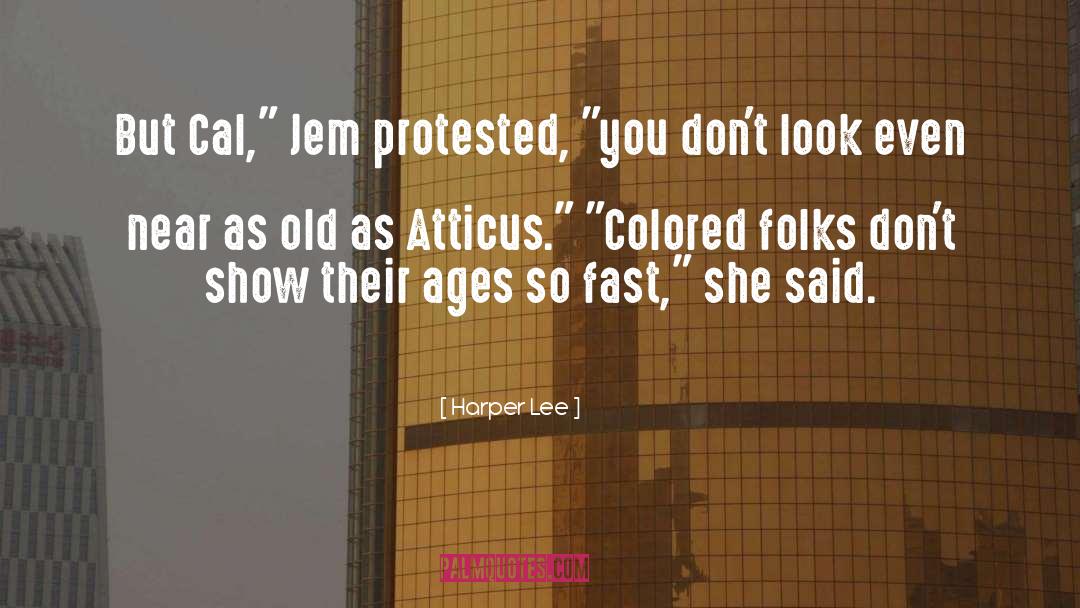 Colored quotes by Harper Lee
