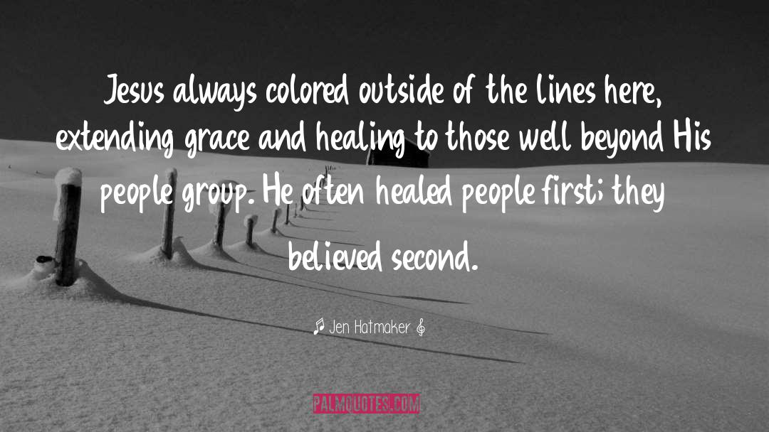 Colored quotes by Jen Hatmaker