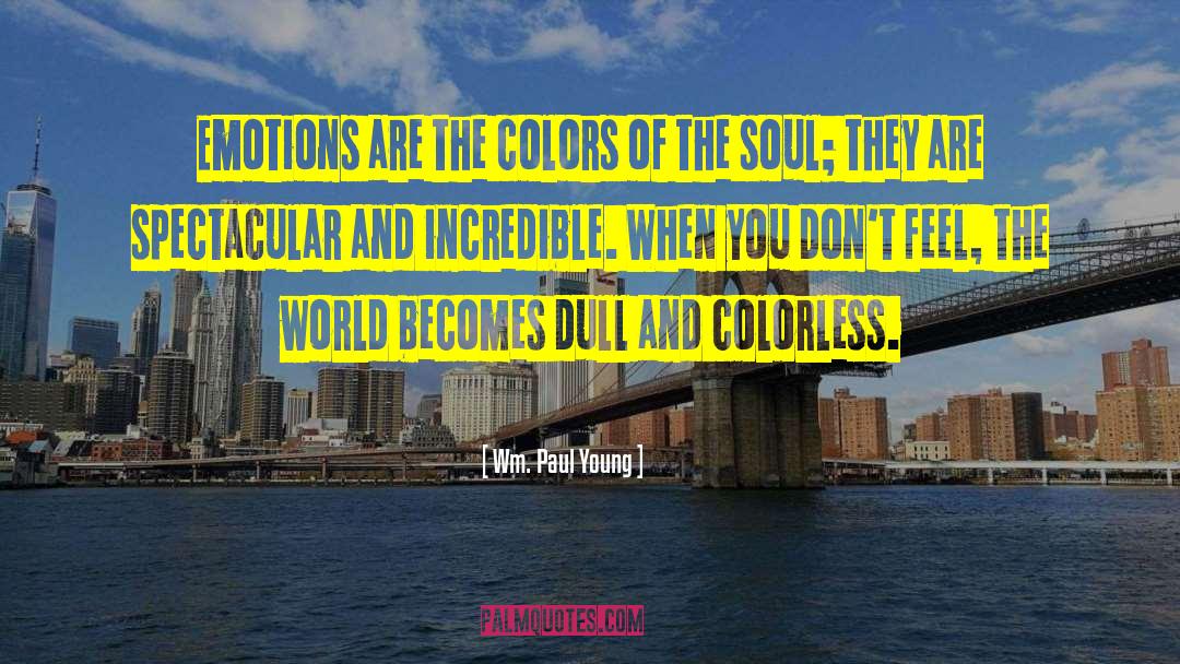 Colorless quotes by Wm. Paul Young