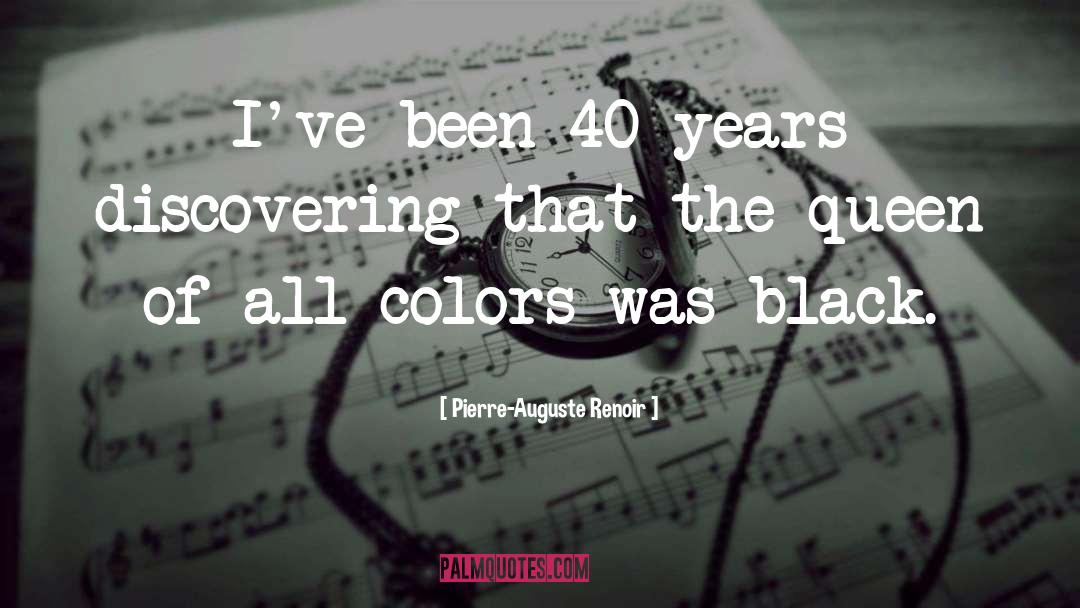 Colors quotes by Pierre-Auguste Renoir