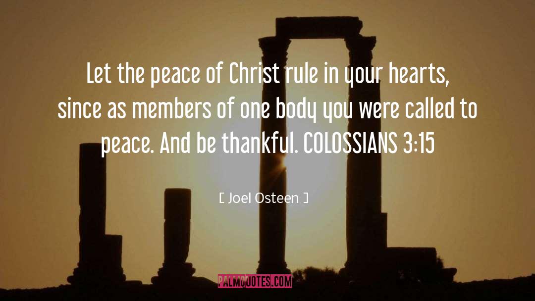 Colossians 4 quotes by Joel Osteen