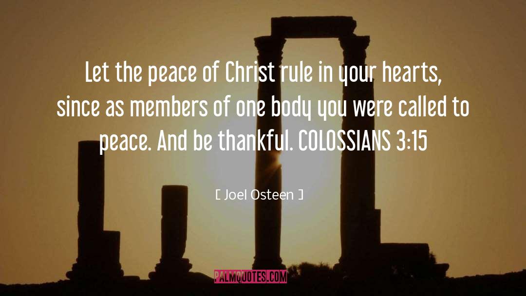 Colossians quotes by Joel Osteen