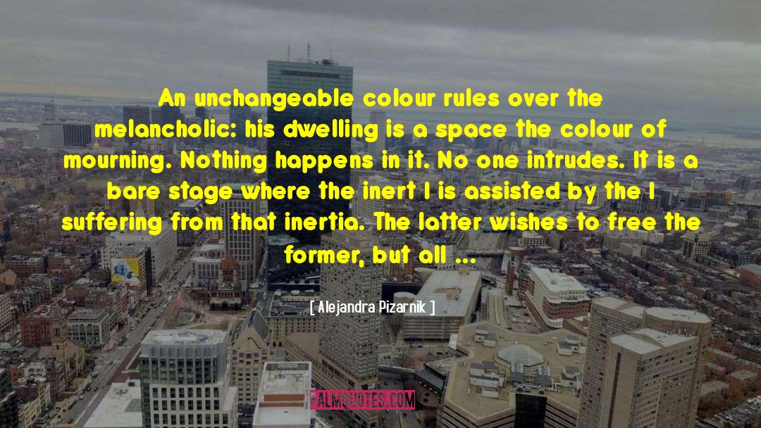 Colour Is Not A Crime quotes by Alejandra Pizarnik