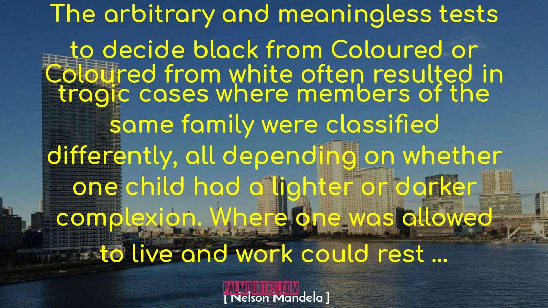 Coloured quotes by Nelson Mandela