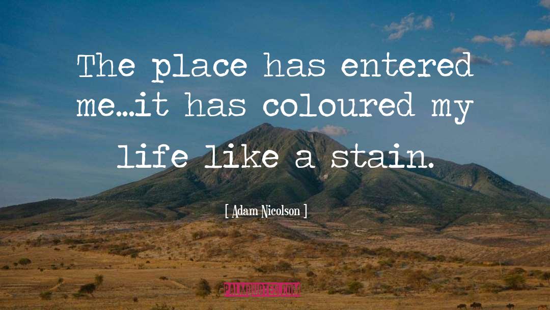 Coloured quotes by Adam Nicolson