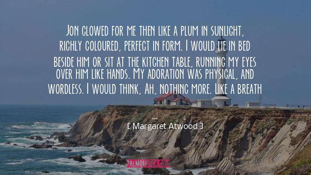 Coloured quotes by Margaret Atwood