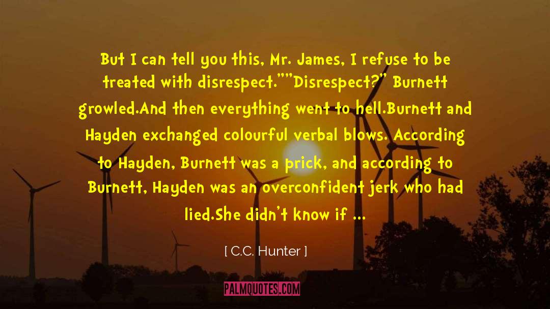 Colourful quotes by C.C. Hunter