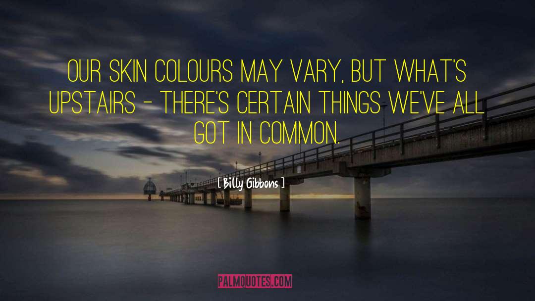 Colours quotes by Billy Gibbons
