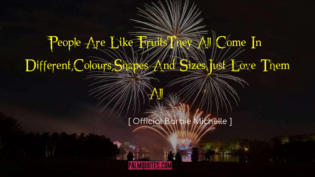 Colours quotes by Official Barbie Michelle