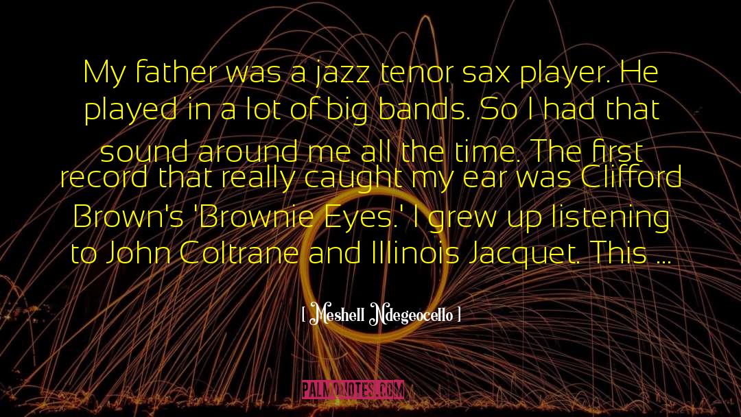 Coltrane quotes by Meshell Ndegeocello