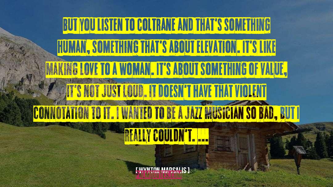 Coltrane quotes by Wynton Marsalis