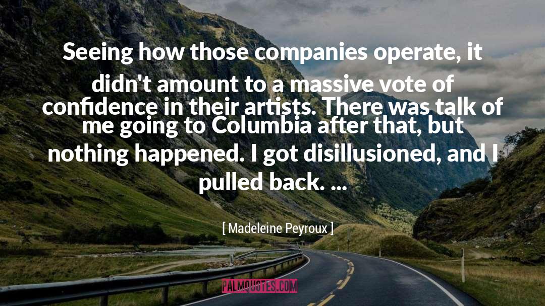 Columbia quotes by Madeleine Peyroux