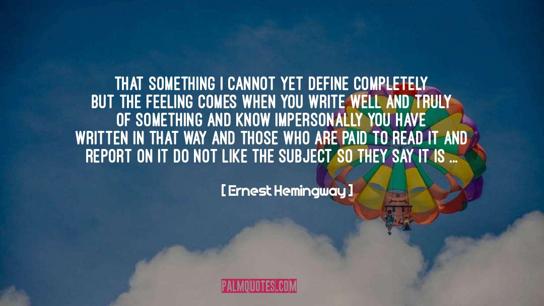 Columbus quotes by Ernest Hemingway