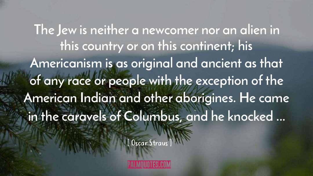 Columbus quotes by Oscar Straus