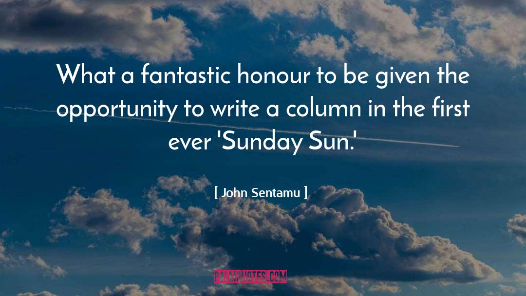 Column quotes by John Sentamu