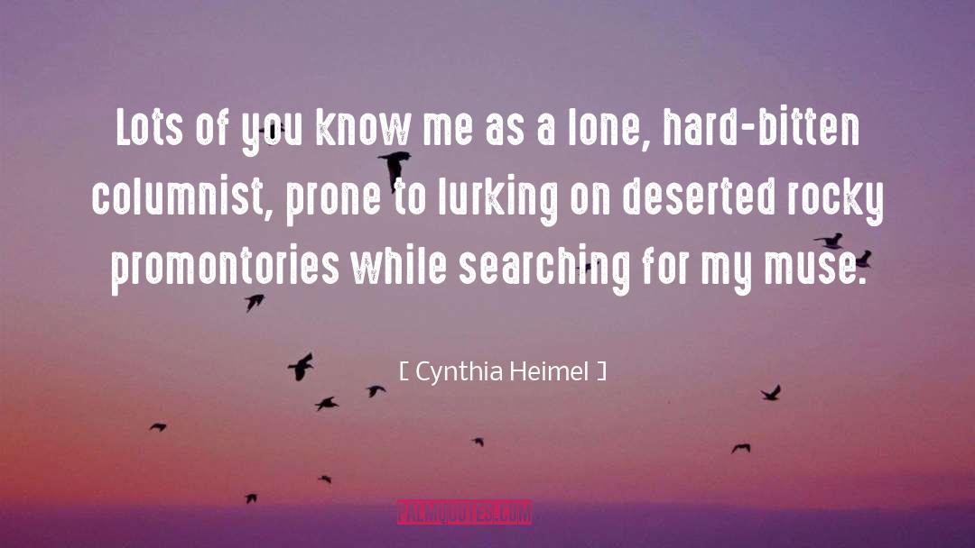 Columnist quotes by Cynthia Heimel