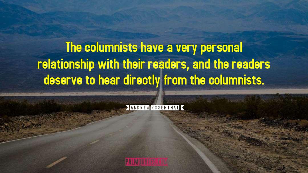 Columnists quotes by Andrew Rosenthal