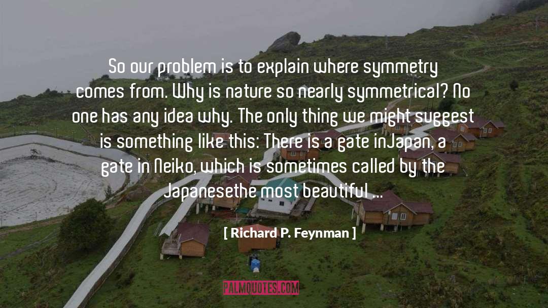 Columns quotes by Richard P. Feynman