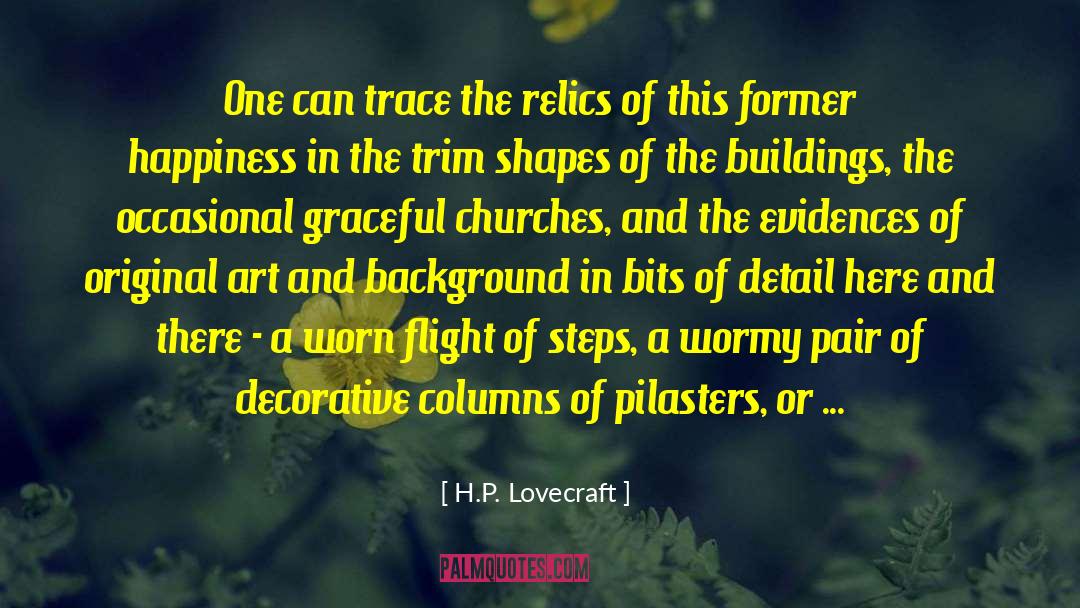 Columns quotes by H.P. Lovecraft