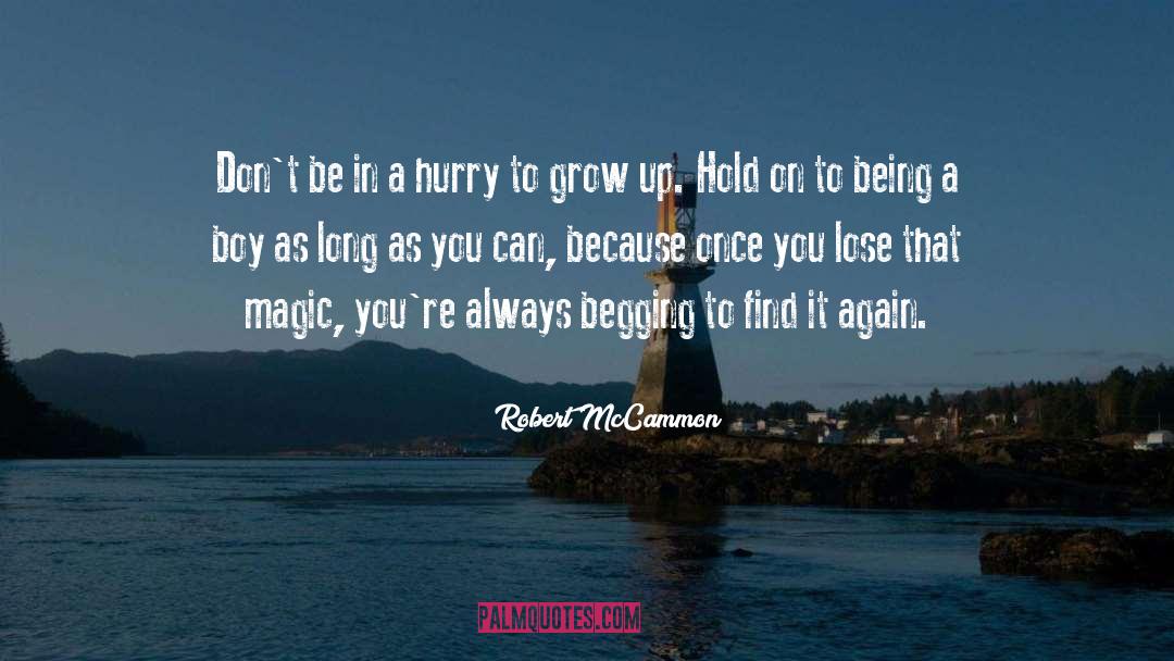 Coma Boy quotes by Robert McCammon
