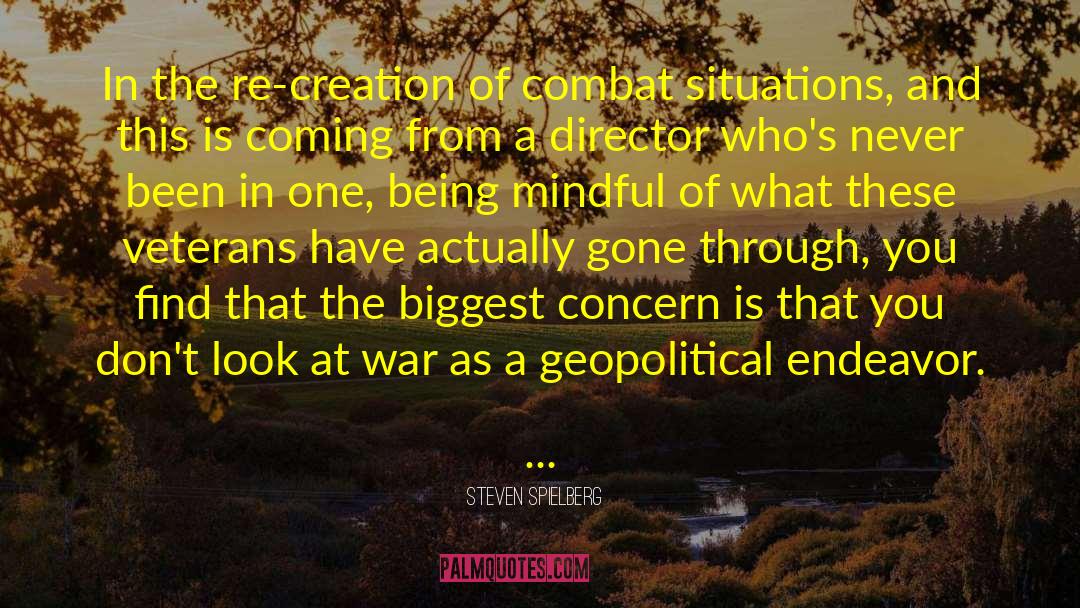 Combat Ptsd quotes by Steven Spielberg