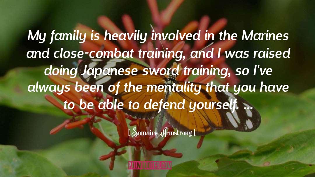 Combat quotes by Samaire Armstrong