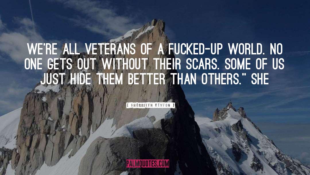 Combat Veterans quotes by Sherrilyn Kenyon