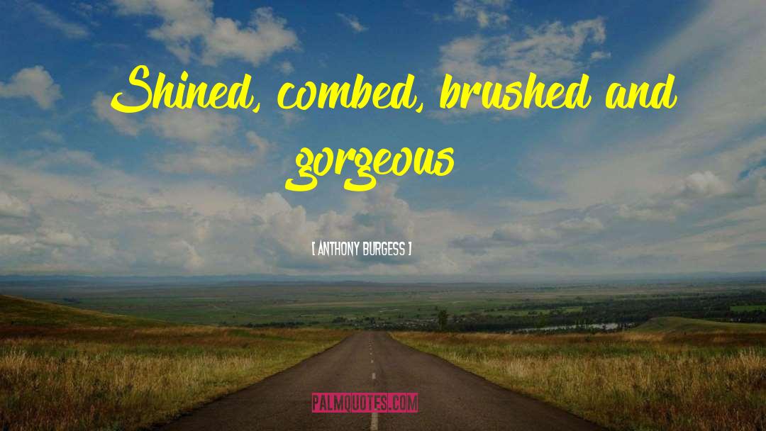 Combed quotes by Anthony Burgess