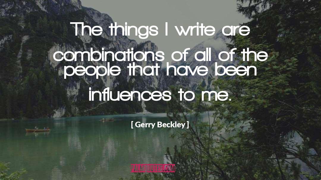 Combinations quotes by Gerry Beckley