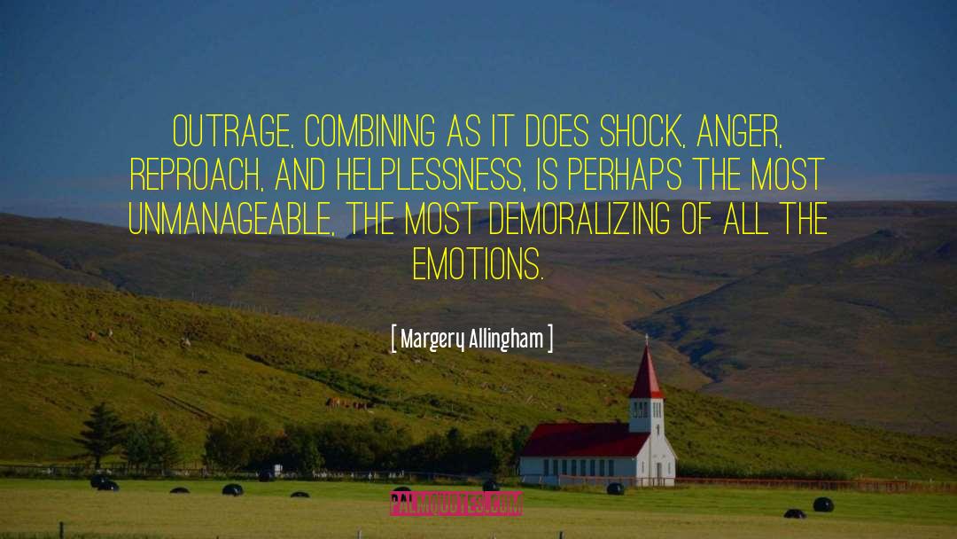 Combining quotes by Margery Allingham
