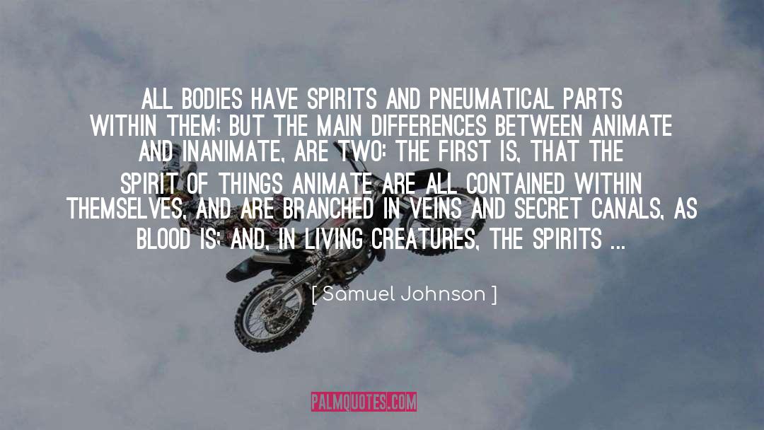 Combining Spirits quotes by Samuel Johnson