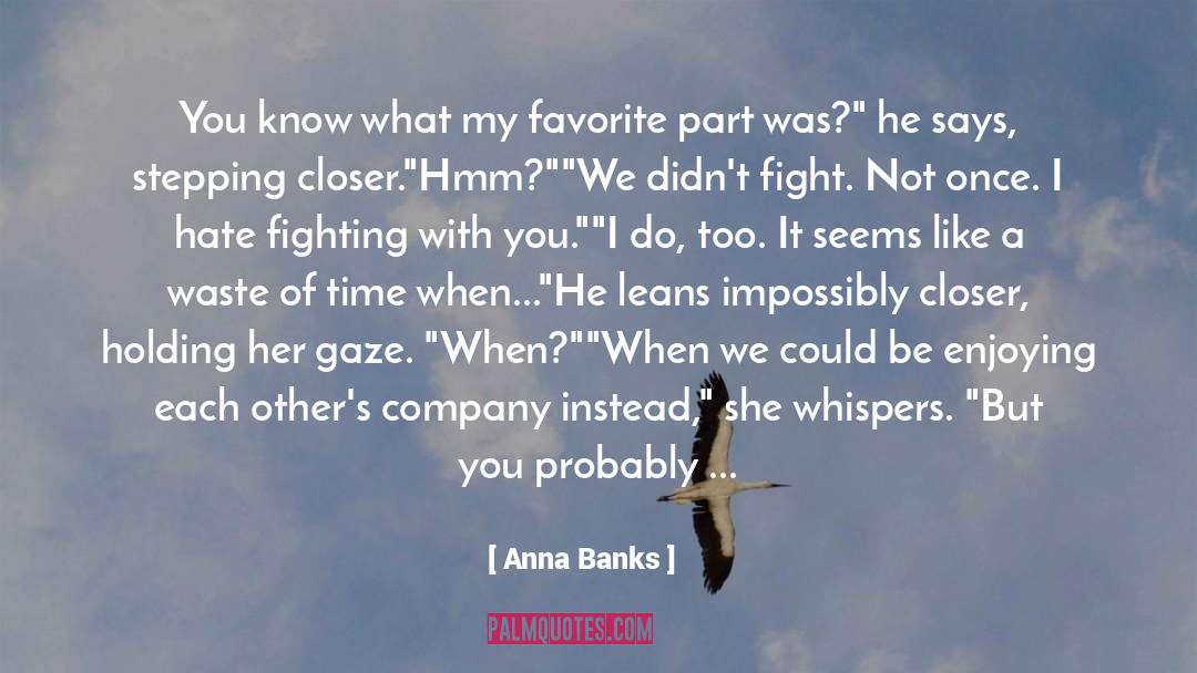 Combs quotes by Anna Banks