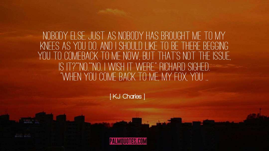 Come Back To Me quotes by K.J. Charles