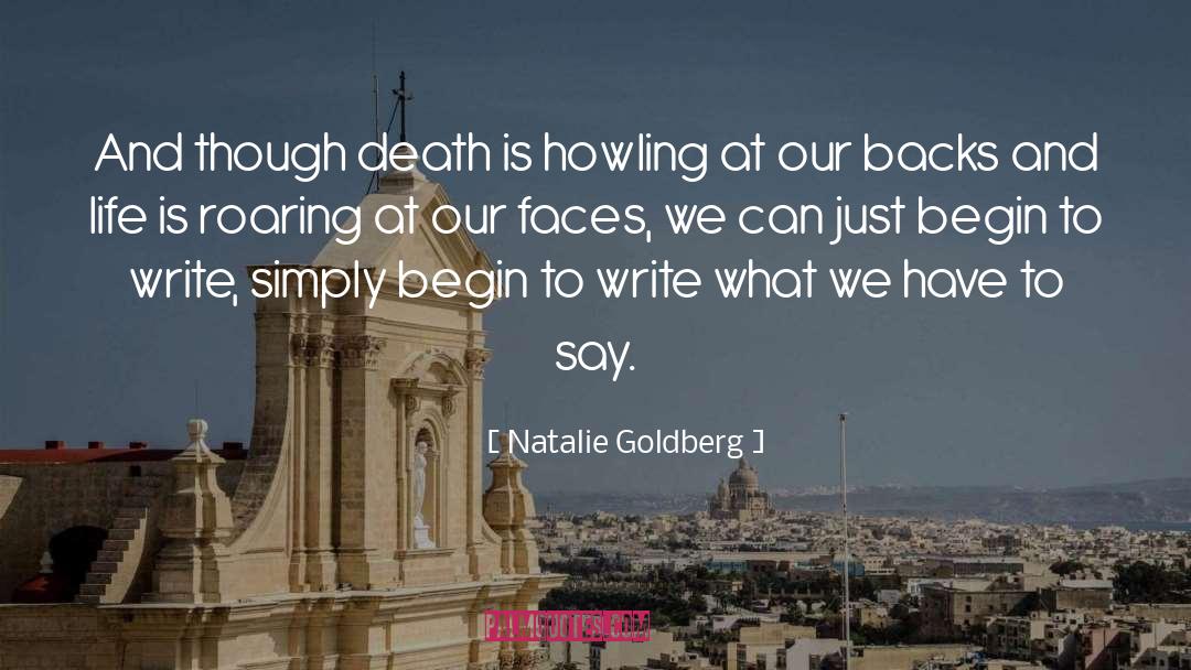 Come Backs quotes by Natalie Goldberg