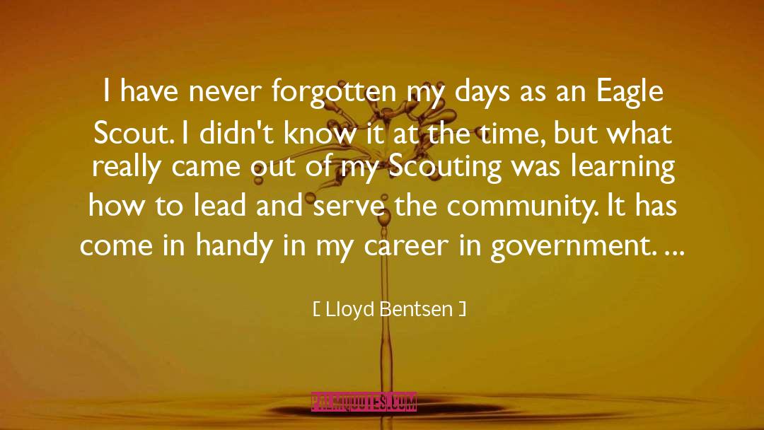 Come In Handy quotes by Lloyd Bentsen