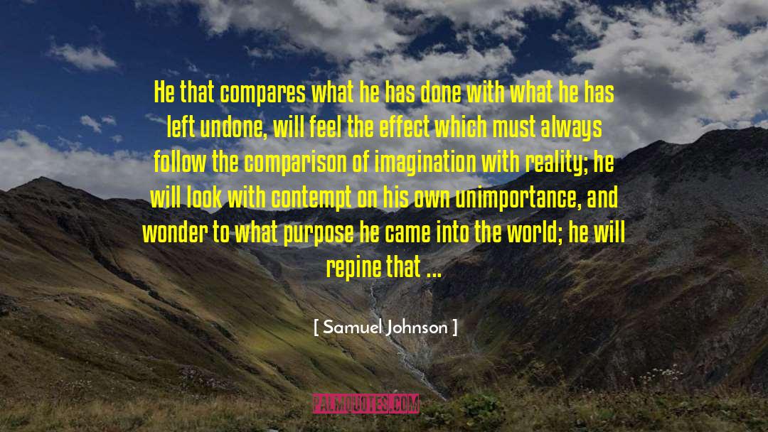 Come Undone quotes by Samuel Johnson