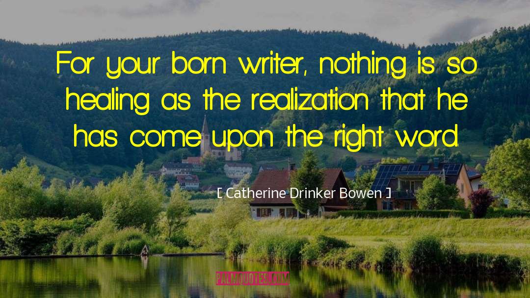 Comeback quotes by Catherine Drinker Bowen