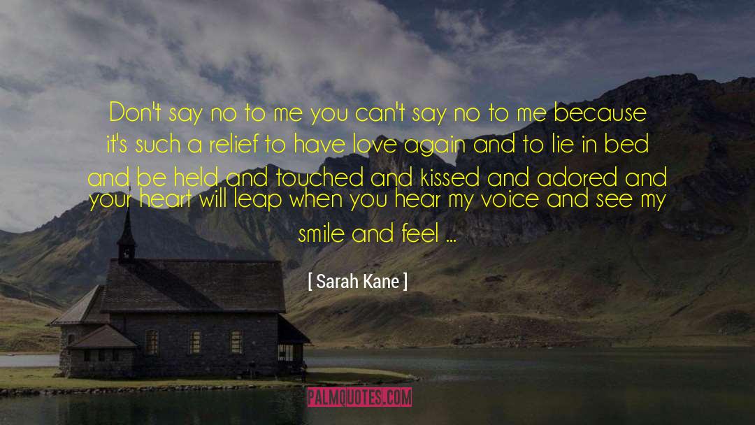 Comedic Relief quotes by Sarah Kane