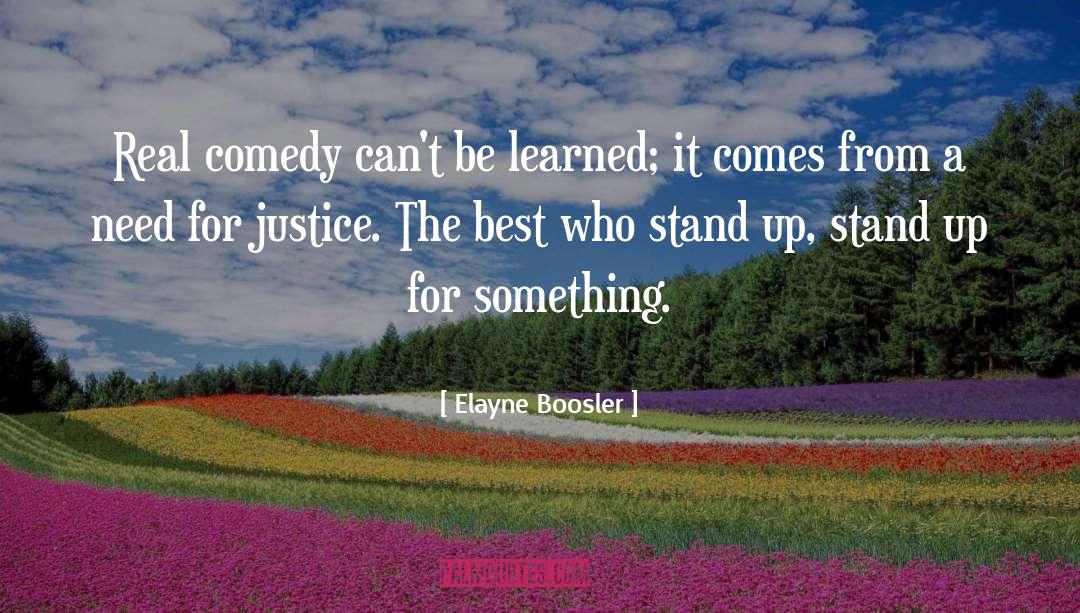 Comedy Fort quotes by Elayne Boosler