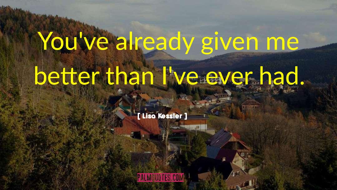 Comedy Romance quotes by Lisa Kessler