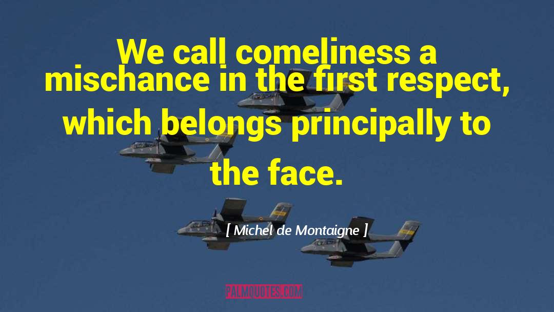 Comeliness quotes by Michel De Montaigne