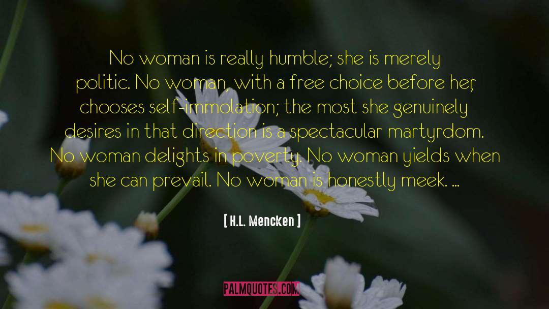 Comely Woman quotes by H.L. Mencken