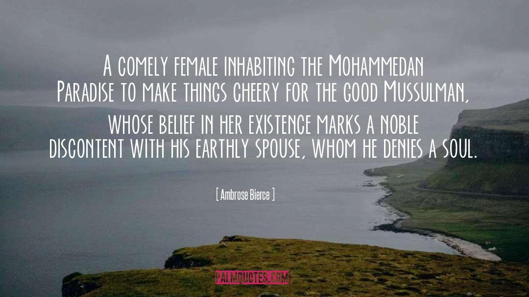 Comely Woman quotes by Ambrose Bierce