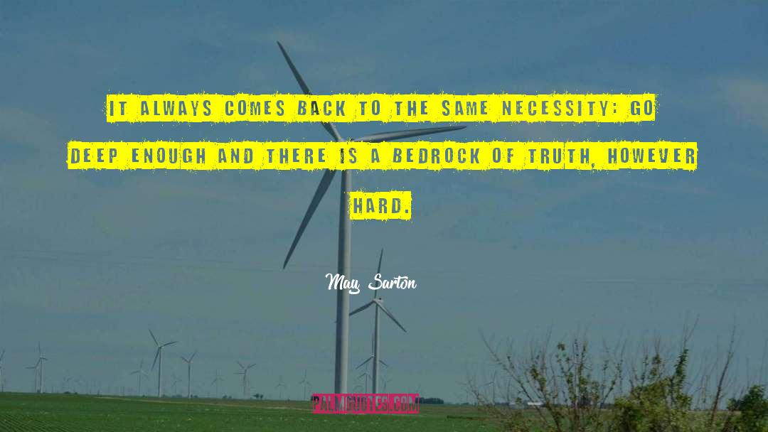 Comes Back quotes by May Sarton