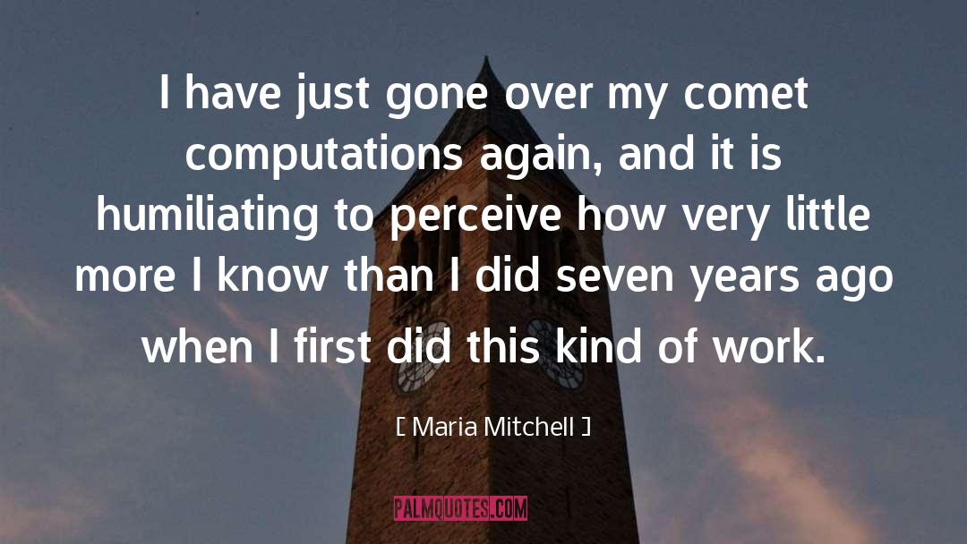 Comet quotes by Maria Mitchell