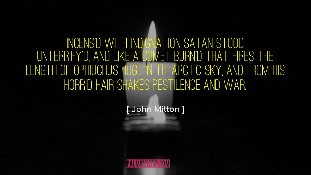 Comet quotes by John Milton