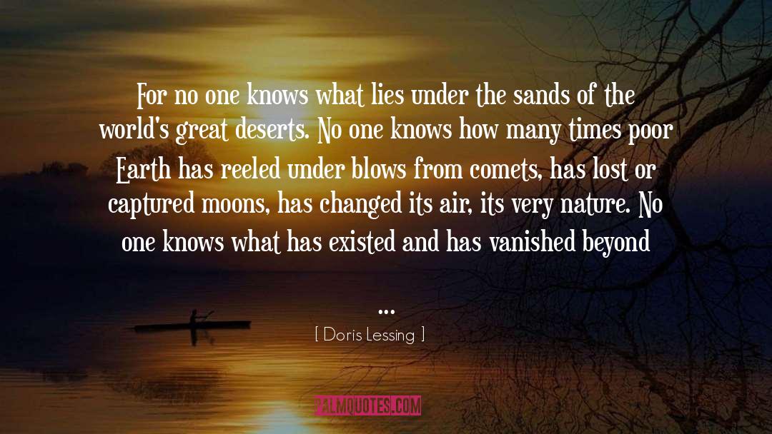 Comets quotes by Doris Lessing