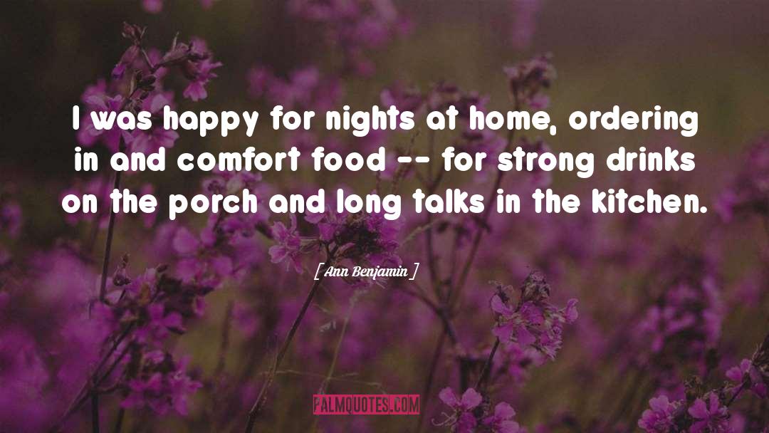 Comfort Food quotes by Ann Benjamin